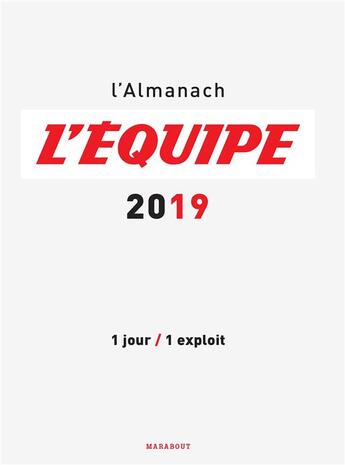 Couverture du livre « L'almanach de l'Equipe » de  aux éditions Marabout