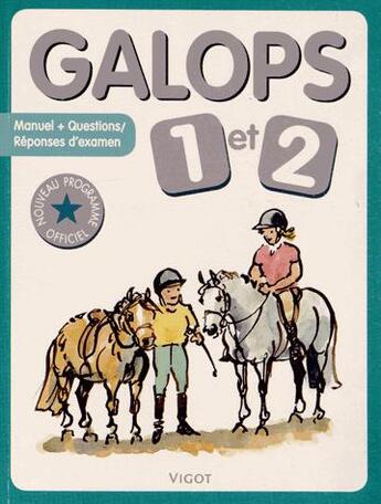 Couverture du livre « Galops 1 et 2 » de  aux éditions Vigot