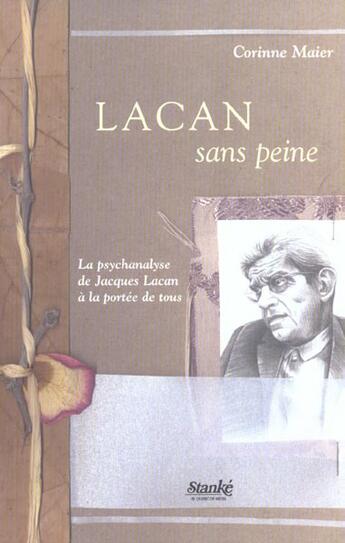 Couverture du livre « Lacan sans peine » de Corinne Maier aux éditions Stanke Alain