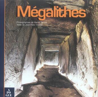 Couverture du livre « Megalithes » de Herve Ronne aux éditions Apogee