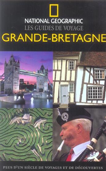 Couverture du livre « GRANDE-BRETAGNE » de Somerville C. aux éditions National Geographic