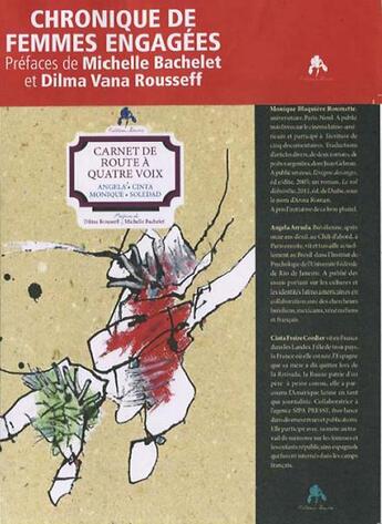 Couverture du livre « Carnet de route à quatre voix » de  aux éditions Tiresias