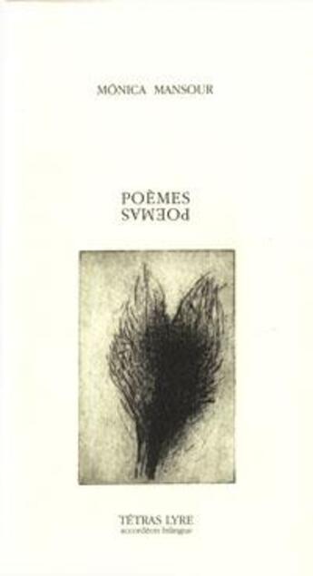 Couverture du livre « Poèmes poemas » de Monica Mansour aux éditions Tetras Lyre