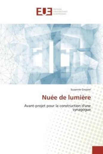 Couverture du livre « Nuee de lumiere » de Croizier Suzanne aux éditions Editions Universitaires Europeennes