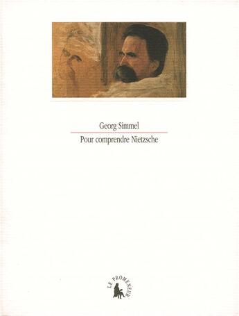 Couverture du livre « Pour comprendre nietzsche » de Georg Simmel aux éditions Gallimard