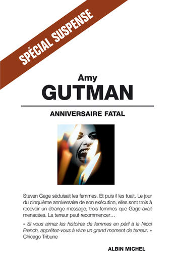 Couverture du livre « Anniversaire Fatal » de Amy Gutman aux éditions Albin Michel