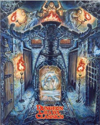 Couverture du livre « Dungeons crawl classics ; écran du juge » de Joseph Goodman aux éditions Akileos