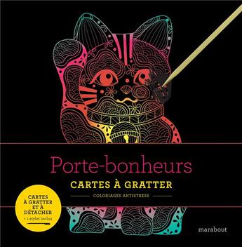 Couverture du livre « Livre à gratter ; porte-bonheur » de  aux éditions Marabout