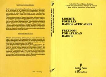 Couverture du livre « Liberté pour les radios africaines » de Panos aux éditions L'harmattan