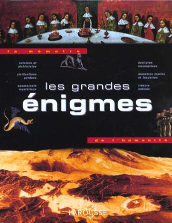 Couverture du livre « Les Grandes Enigmes (Memoire De L'Humanite) » de Jacques Marseille aux éditions Larousse