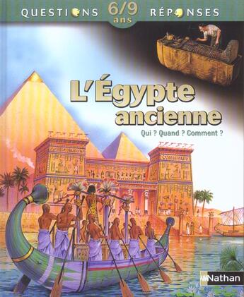 Couverture du livre « Egypte ancienne » de  aux éditions Nathan