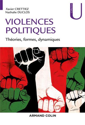 Couverture du livre « Violences politiques : théories, formes, dynamiques » de Xavier Crettiez et Duclos/Nathalie aux éditions Armand Colin