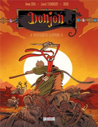 Couverture du livre « Donjon Crépuscule t.9 : 112, pourfendeurs de démons » de Joann Sfar et Lewis Trondheim et Obion aux éditions Delcourt