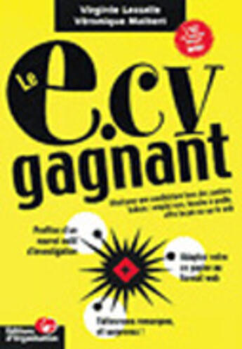 Couverture du livre « Le E-Cv » de Virginie Lassalle et Veronique Malbert aux éditions Organisation