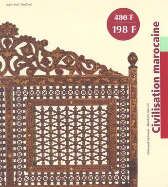 Couverture du livre « La civilisation marocaine » de Khatibi aux éditions Actes Sud