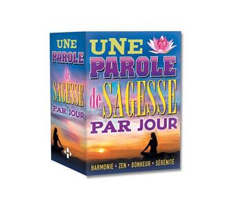 Couverture du livre « Une parole de sagesse par jour 2017 » de  aux éditions Hugo Image