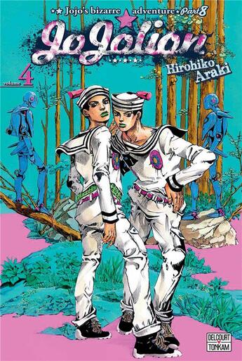 Couverture du livre « Jojo's bizarre adventure - saison 8 ; Jojolion Tome 4 » de Hirohiko Araki aux éditions Delcourt