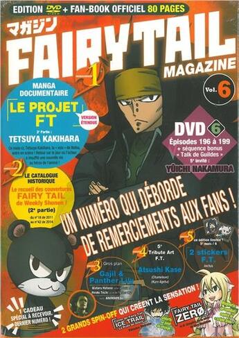 Couverture du livre « Fairy tail magazine vol 6 » de  aux éditions Citel Bd