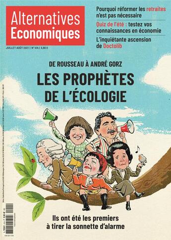 Couverture du livre « Mensuel - numero 414 juillet-aout 2021 » de  aux éditions Alternatives Economiques