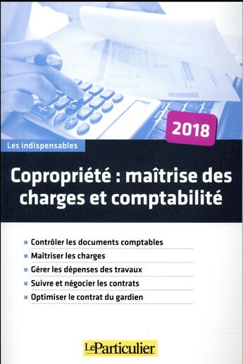 Couverture du livre « Copropriété : maîtrise des charges et comptabilité (2e édition) » de  aux éditions Le Particulier