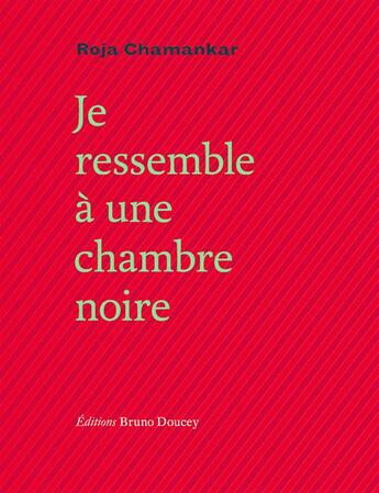 Couverture du livre « Je ressembleàa une chambre noire » de Roja Chamankar aux éditions Bruno Doucey