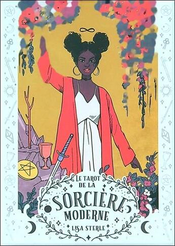 Couverture du livre « Le tarot de la sorcière moderne » de Lisa Sterle aux éditions Courrier Du Livre