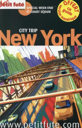 Couverture du livre « GUIDE PETIT FUTE ; CITY TRIP ; New York (édition 2015) » de  aux éditions Le Petit Fute