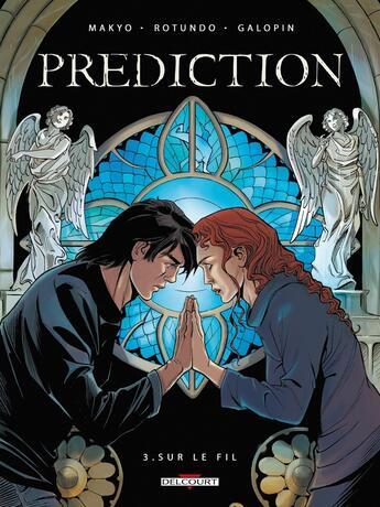 Couverture du livre « Prédiction Tome 3 ; sur le fil » de Pierre Makyo et Massimo Rotundo et Marie Galopin aux éditions Delcourt