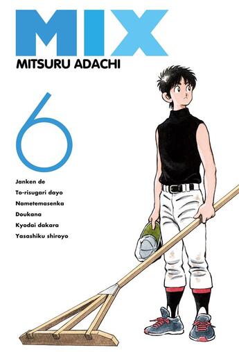 Couverture du livre « Mix Tome 6 » de Mitsuru Adachi aux éditions Delcourt