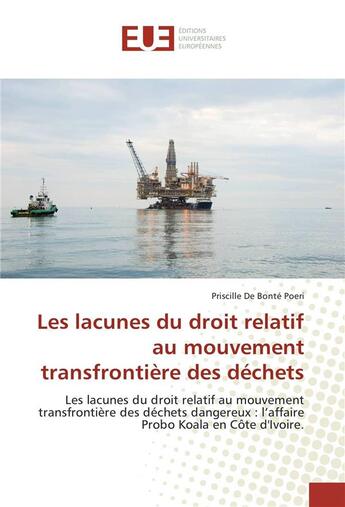 Couverture du livre « Les lacunes du droit relatif au mouvement transfrontiere des dechets » de Bonte Poeri P. aux éditions Editions Universitaires Europeennes