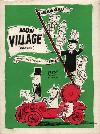 Couverture du livre « Mon village » de Jean Cau aux éditions Gallimard