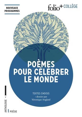 Couverture du livre « Poèmes pour célébrer le monde » de  aux éditions Folio