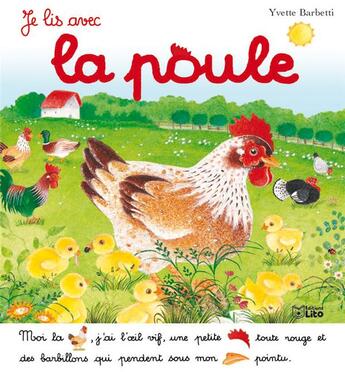 Couverture du livre « Je lis avec ; la poule » de Yvette Barbetti aux éditions Lito