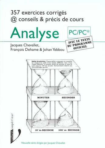Couverture du livre « Analyse pc/pc » de Jacques Chevallet aux éditions Vuibert