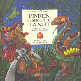 Couverture du livre « L'indien, le serpent et la nuit » de Barbara/Besnier aux éditions Actes Sud