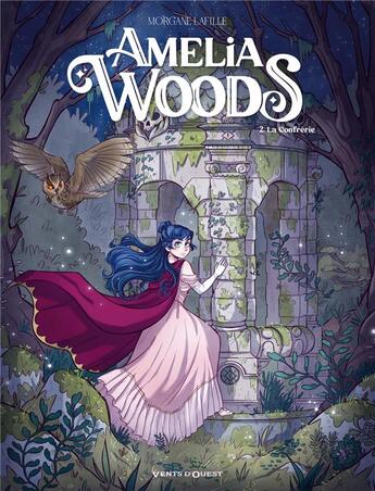 Couverture du livre « Amelia Woods Tome 2 : la confrérie » de Carole Breteau et Morgane Lafille aux éditions Vents D'ouest