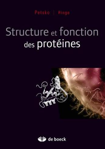 Couverture du livre « Structure et fonction des protéines » de Petsko aux éditions De Boeck Superieur