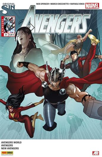 Couverture du livre « Avengers n.2013/21 : original sin » de Avengers aux éditions Panini Comics Mag