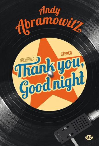 Couverture du livre « Thank you, goodnight » de Andy Abramowitz aux éditions Milady