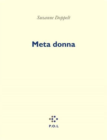 Couverture du livre « Meta donna » de Suzanne Doppelt aux éditions P.o.l