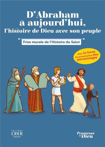 Couverture du livre « Promesse de dieu - frise d'abraham a aujourd'hui - l' histoire de dieu avec son peuple » de Service De La Catech aux éditions Crer-bayard