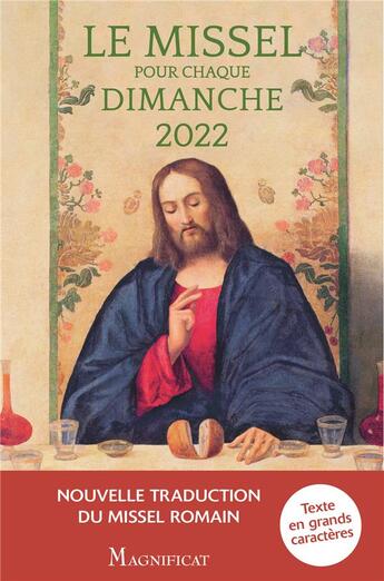 Couverture du livre « Le missel pour chaque dimanche (édition 2022) » de  aux éditions Magnificat