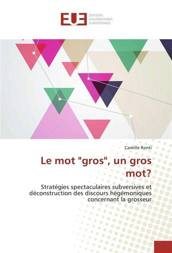 Couverture du livre « Le mot 