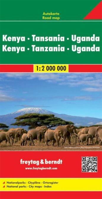 Couverture du livre « Kenya - tanzanie - ouganda » de  aux éditions Freytag Und Berndt