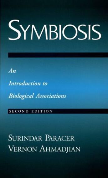 Couverture du livre « Symbiosis: An Introduction to Biological Associations » de Ahmadjian Vernon aux éditions Oxford University Press Usa