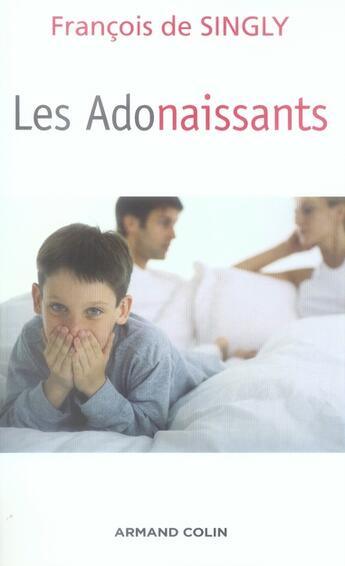Couverture du livre « Adonaissants » de Singly Francois aux éditions Armand Colin