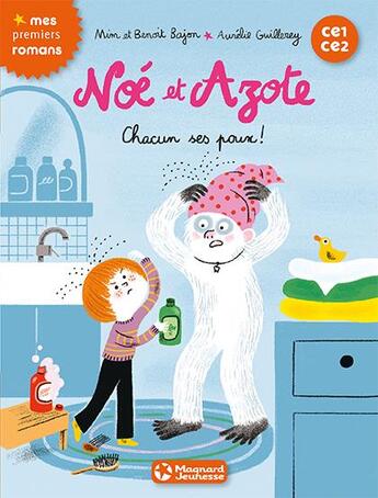 Couverture du livre « Noé et Azote Tome 12 : chacun ses poux ! » de Aurelie Guillerey et Mim et Benoit Bajon aux éditions Magnard