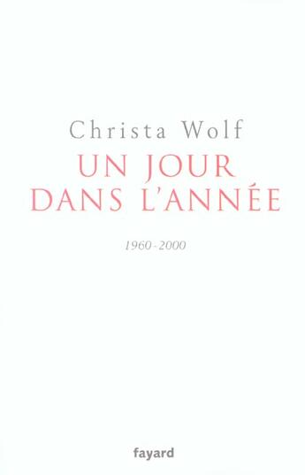 Couverture du livre « Un jour dans l'annee » de Wolf-C aux éditions Fayard