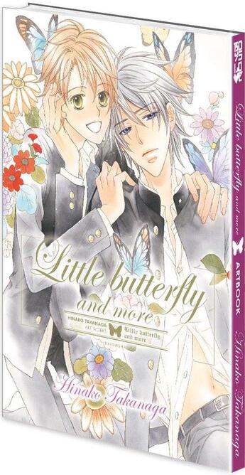 Couverture du livre « Little butterfly and more ; artbook » de Hinako Takanaga aux éditions Boy's Love