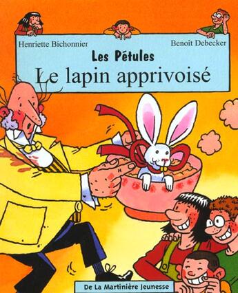 Couverture du livre « Les petules le lapin apprivoise » de Bichonnier/Debecker aux éditions La Martiniere Jeunesse